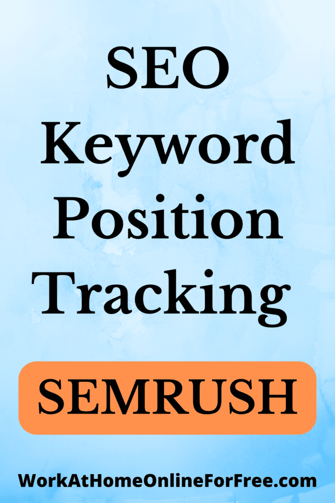 SEO Keyword Position Tracking