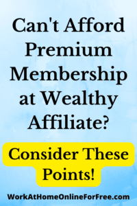 wealthy affiliate prices