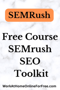 semrush seo toolkit course