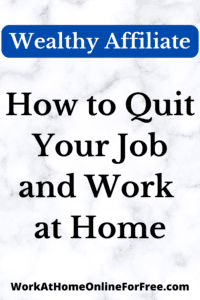 How to Quit Your Job and Work at Home