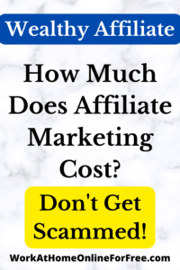 how much does affiliate marketing cost?