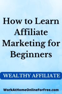 How to Learn Affiliate Marketing for Beginner