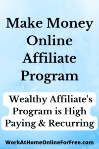 make money online affiiliate program