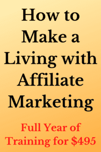 how to make a living affiliate marketing
