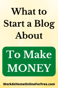 What to Start a Blog About