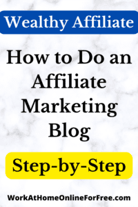 how to do an affiliate marketing blog