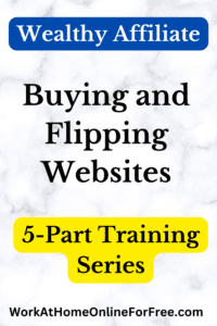 Buying and Flipping Websites